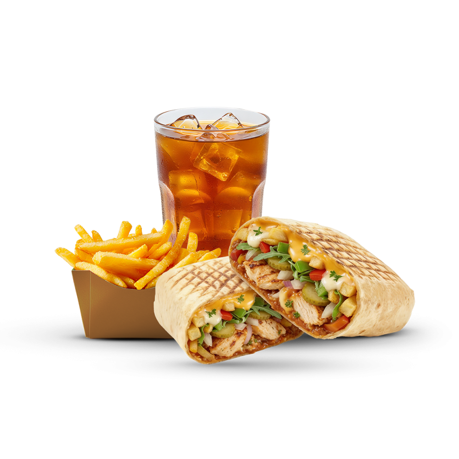 Drei French Tacos München mit verschiedenen Füllungen: Hähnchen, Rind und Falafel – mit Fleisch, vegetarisch, oder vegan: Alles 100% Halal